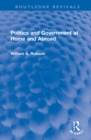 Politics and Government at Home and Abroad - Book
