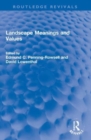 Landscape Meanings and Values - Book