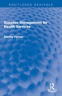Supplies Management for Health Services - Book