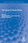 The Goals of Social Policy - Book