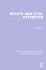 Health and Vital Statistics - Book
