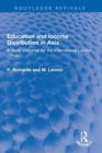 Education and Income Distribution in Asia : A study prepared for the International Labour Office... - Book