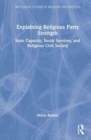 Explaining Religious Party Strength : State Capacity, Social Services, and Religious Civil Society - Book