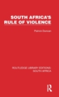 South Africa's Rule of Violence - Book