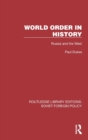 World Order in History : Russia and the West - Book