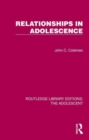 Relationships in Adolescence - Book