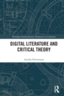 Digital Literature and Critical Theory - Book