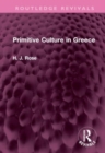 Primitive Culture in Greece - Book