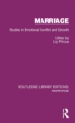 Marriage : Studies in Emotional Conflict and Growth - Book