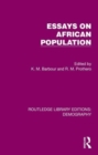 Essays on African Population - Book