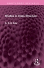 Studies in Class Structure - Book