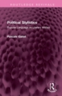 Political Stylistics : Popular Language as Literary Artifact - Book