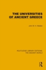 The Universities of Ancient Greece - Book