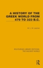 A History of the Greek World from 479 to 323 B.C. - Book