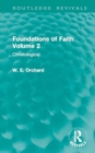 Foundations of Faith Volume 2 : Christological - Book