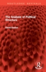 The Analysis of Political Structure - Book