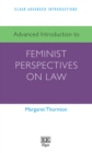 Advanced Introduction to Feminist Perspectives on Law - eBook