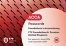 FIA Foundations in Taxation FTX FA2023 : Passcards - Book