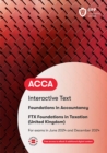 FIA Foundations in Taxation FTX FA2023 : Interactive Text - Book