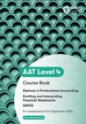 AAT Drafting and Interpreting Financial Statements : Course Book - Book