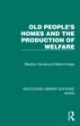 Old People's Homes and the Production of Welfare - eBook