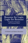 Reasons for Logic, Logic for Reasons : Pragmatics, Semantics, and Conceptual Roles - eBook