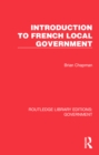 Introduction to French Local Government - eBook