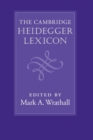 The Cambridge Heidegger Lexicon - Book