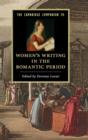 The Cambridge Companion to Women's Writing in the Romantic Period - Book