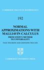 Normal Approximations with Malliavin Calculus : From Stein's Method to Universality - Book
