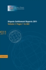 Dispute Settlement Reports 2011: Volume 1, Pages 1-682 - Book
