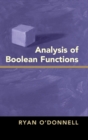 Analysis of Boolean Functions - Book
