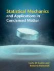 Statistical Mechanics and Applications in Condensed Matter - Book