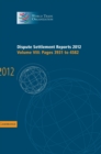 Dispute Settlement Reports 2012: Volume 8, Pages 3931-4582 - Book