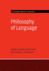 Philosophy of Language - Book