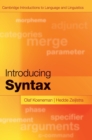 Introducing Syntax - Book