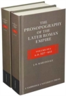 The Prosopography of the Later Roman Empire 2 Part Hardback Set - Book