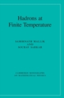Hadrons at Finite Temperature - Book