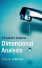 A Student's Guide to Dimensional Analysis - Book