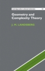 Geometry and Complexity Theory - Book