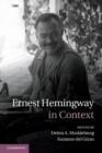 Ernest Hemingway in Context - eBook