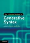 Cambridge Handbook of Generative Syntax - eBook