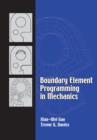 Boundary Element Programming in Mechanics - Book