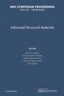 Advanced Structural Materials: Volume 1243 - Book