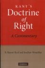 Kant's Doctrine of Right : A Commentary - Book