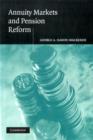 Annuity Markets and Pension Reform - Book