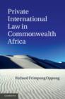 Private International Law in Commonwealth Africa - eBook