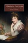 Poetics of Character : Transatlantic Encounters 1700-1900 - Book
