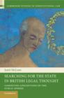 Searching for the State in British Legal Thought : Competing Conceptions of the Public Sphere - Book