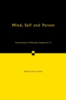 Mind, Self and Person - Book